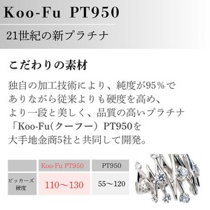 Pt950 ダイヤモンドリング S-4012