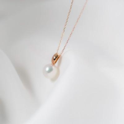 ふるさと納税 神戸市 【響】無調色 アコヤパール K18 ピンクゴールド ペンダントトップ |  | 02