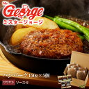 【ふるさと納税】ハンバーグ 150g × 5個 セット ソース付き サワヤカソース 冷凍 やわらかい 人気のソース 玉葱ベース 和風味 ご飯のおかず 食品 惣菜 肉加工品 肉惣菜 ハンバーグ専門店 ミスタージョージ 福岡県 久留米市 お取り寄せ お取り寄せグルメ 送料無料