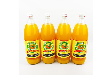 売り切れ『美浜町』 有田産100%清見（きよみ）ジュース 970ml×4本セット