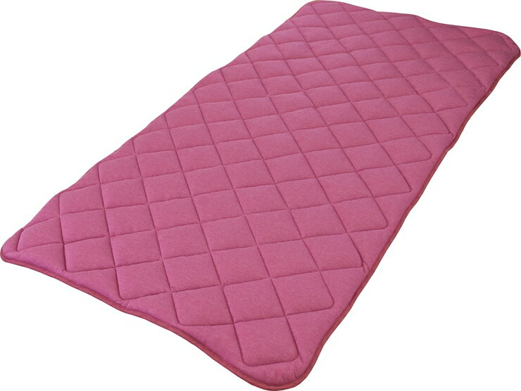 【ふるさと納税】ボルケーノ 吸湿発熱 敷パッド シングル 100×205cm ボルドー 1枚｜寒さ冷え対策 自然な暖かさ ボルケーノ寝具 敷パッド 吸湿発熱性 [4370]