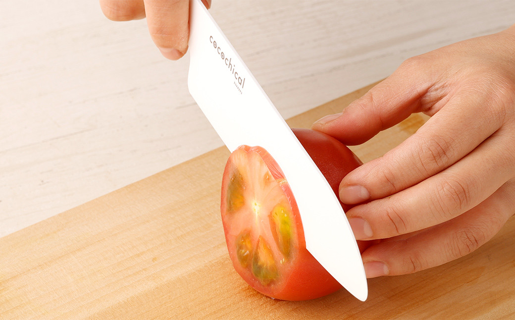 BSR-025 京セラ ココチカルシリーズ セラミックナイフ13cm ペティナイフ 白