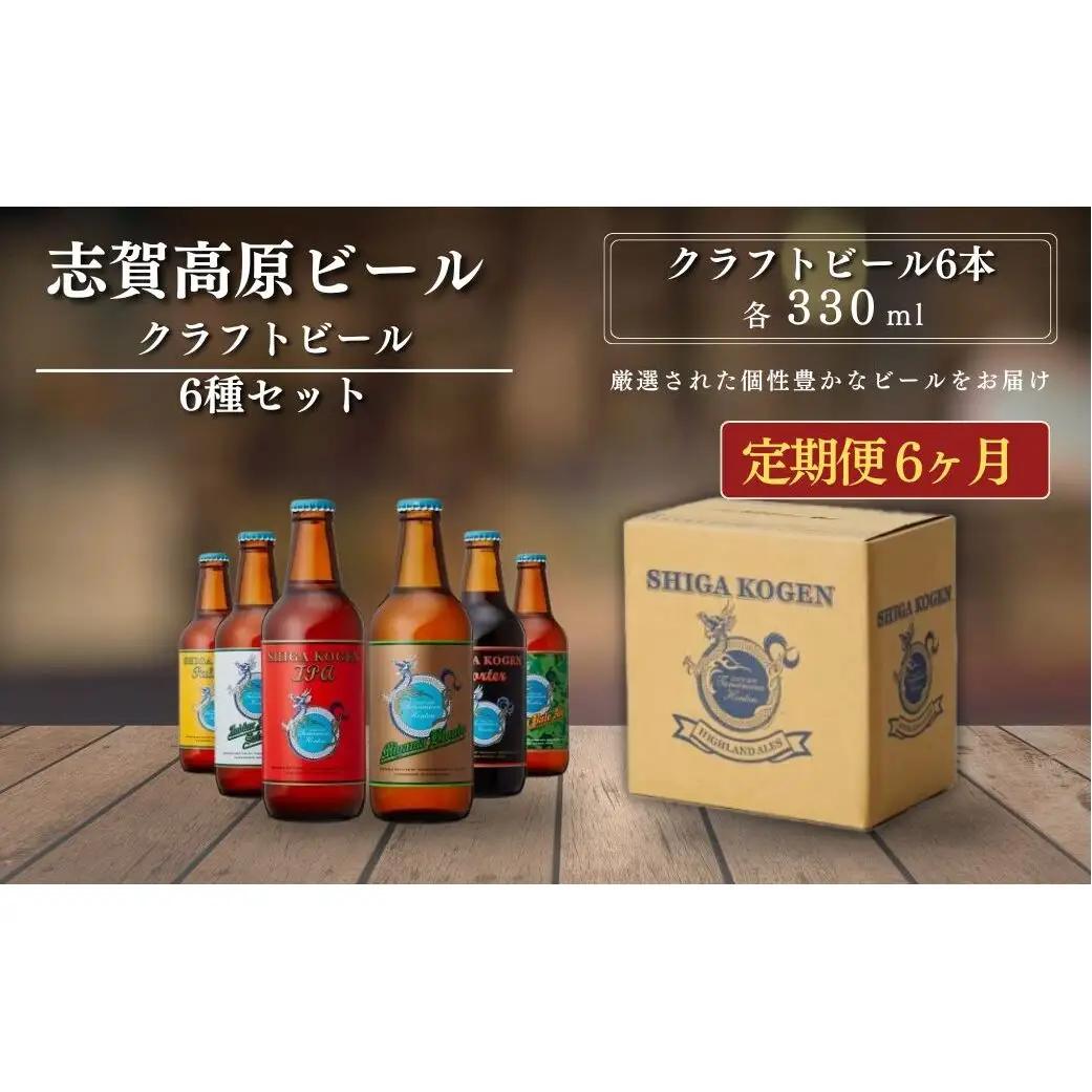 定期便 3ヶ月 クラフトビール 志賀高原ビール 6本 セット 玉村本店 クラフトビール