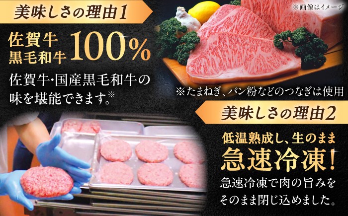佐賀牛 ブランド牛 黒毛和牛 和牛 佐賀牛ハンバーグ 冷凍 小分け 簡単調理