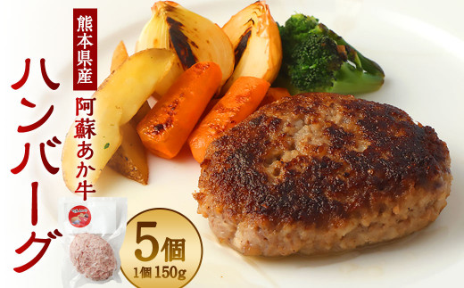 阿蘇 あか牛ハンバーグ 150g×5個 合計750g