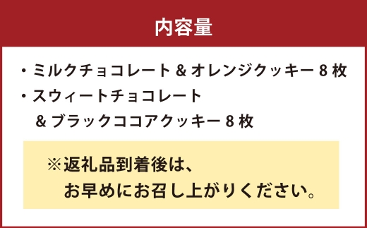 9B （ ナインブラウン ） チョコレートクッキー 16枚入り