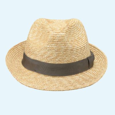 ふるさと納税 春日部市 春日部市伝統工芸品 田中帽子店　麦わら　ディーノ　グレー　頭囲58cm(UK-H114-GY-M) |  | 02