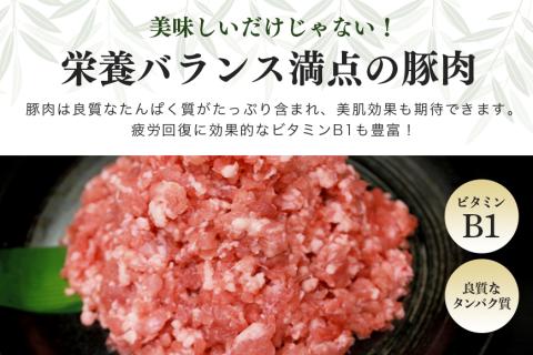 ブランド豚「ばんぶぅ」ミンチ 1.0kg(500g×2パック)