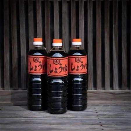 【合成保存料不使用】230年間、味を守り続ける醤油屋・大仲屋本店の濃口醤油＜1L×3本セット＞【1209584】