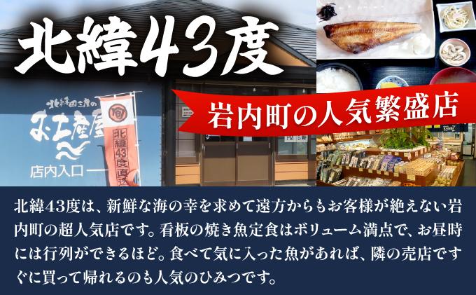 北緯43度のお土産屋さん　塩サバ×6セット  F21H-446