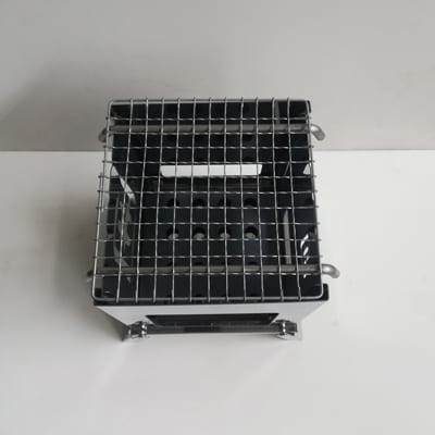 焚き火台 囲 艶消し 2トーン ネーム Sサイズ ビニールケース付 B5｜新星金属製作所 大阪府 守口市 かこみ キャンプ ソロ ツーリング 山登り BBQ バーベキュー コンロ 焚火台 焚き火 折り