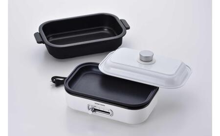 ソロホットプレート　鍋付き キッチン用品 調理家電 焼肉 小型鍋 一人用 一人鍋 卓上