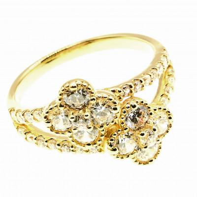 ふるさと納税 笛吹市 K18 1.0CT クローバー ダイヤモンドリング RDR-6253 #19 |  | 02