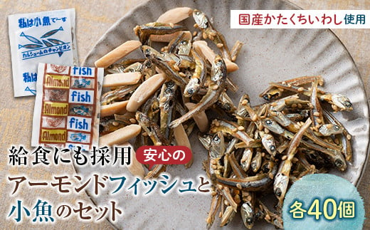 給食使用で安心のアーモンドフィッシュ＆私は小魚でーすのセット F21K-217