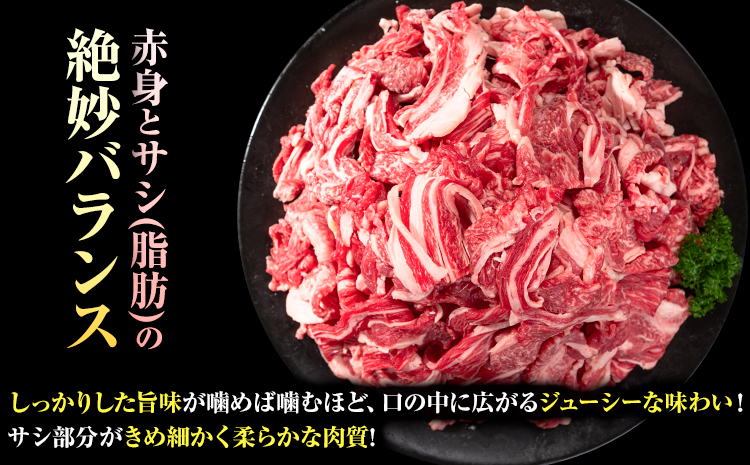 牛肉 黒毛和牛 切り落とし 2.5kg《30日以内に出荷予定(土日祝除く)》 岡山県 浅口市 牛 牛肉 和牛 牛丼 カレー 小分け 小分けパック 250g 送料無料