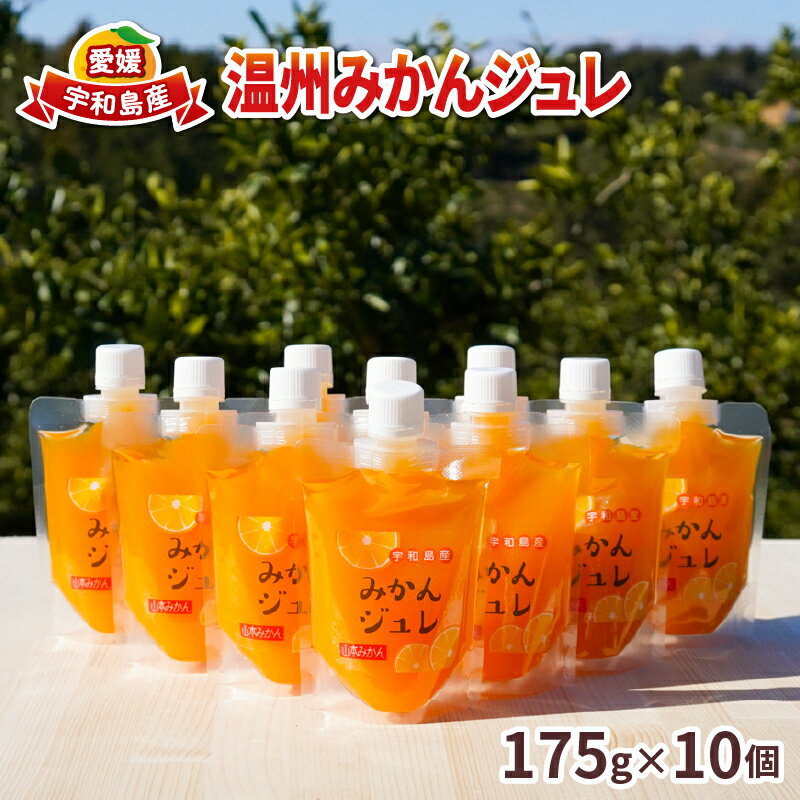 【ふるさと納税】 みかん ゼリー 温州みかん ジュレ 10個 本気の みかんゼリー 山本みかん 南柑20号 温州 愛媛みかん 愛媛蜜柑 愛媛ミカン 南夏ギフト フルーツゼリー デザート 果物 くだもの フルーツ 農家直送 産地直送 数量限定 国産 愛媛 宇和島 J012-038007
