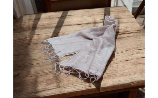 G078VC01　ダリア染めストール＜ ピンク ＞