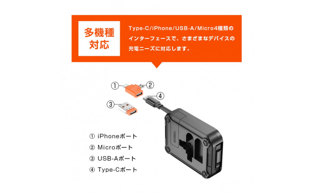 【ブラック】★同色2個セット★【新登場&PD 100W】5in1 充電ケーブル Type-C to Type-C 充電コード 絡み防止 正規充電器対応 コンパクト マルチケーブル 急速充電 USB2.