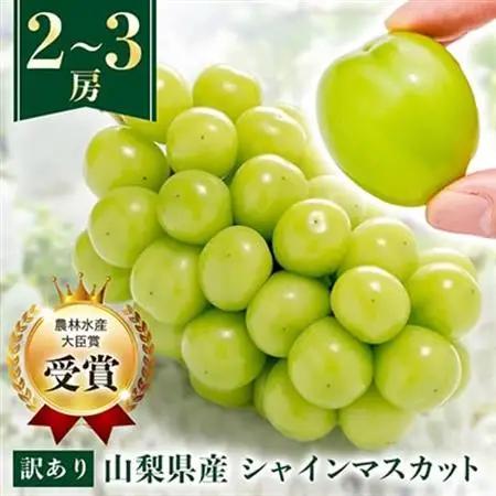 【ふるなびWEEK対象】【2026年発送】【訳あり】シャインマスカット 2～3房 1kg以上_甘いシャインマスカット あまいシャインマスカット 美味しいシャインマスカット おいしいシャインマスカット 人気のシャインマスカット 瑞々しいシャインマスカット _【配送不可地域：離島】【1456435】