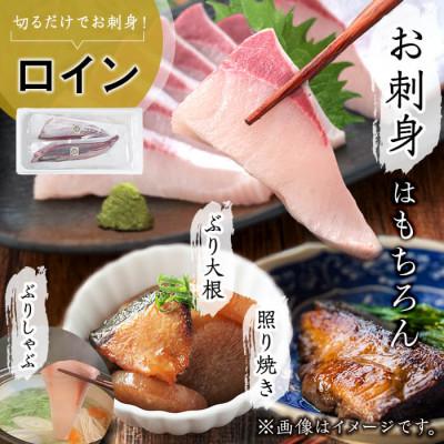 ふるさと納税 垂水市 【鹿児島産】冷凍ぶり 皮無ロイン(背腹計2p) 計約700g【アクアブルー】 |  | 02
