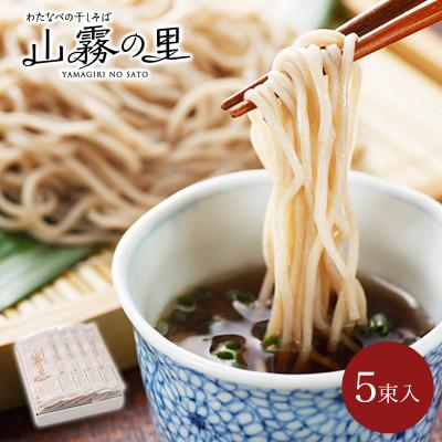ふるさと納税 茅野市 渡辺製麺の信州そば 山霧の里乾麺5袋入 10人前 更科蕎麦1袋2人前(230g) 八ヶ岳よりお届け