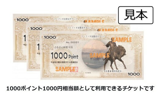 【ふるさと納税】＼旅行や帰省に／ 愛媛県今治市 アイアイ今治 宿泊券 3,000円～30,000相当 (1000ポイント分 ×枚数) 旅行券 旅行チケット 宿泊チケット 温泉 国内旅行 観光 四国 今治 しまなみ街道 来島海峡 愛媛ふるさと納税 愛媛県ふるさと納税 有効期限1年【TB09030】