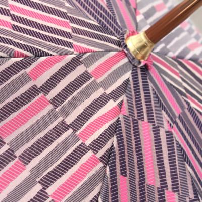 ふるさと納税 西桂町 婦人長傘 ノルディック枝(ピンク)槙田商店の傘職人が作る北欧テイストの高品質でおしゃれな晴雨兼用雨傘 |  | 01