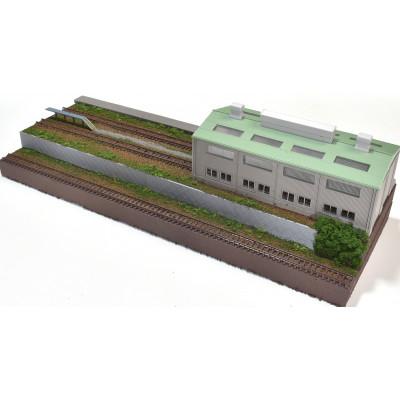ふるさと納税 南箕輪村 Nゲージ 鉄道模型ジオラマ展示台40x15cm ひな壇 複線機関庫3線路 |  | 01