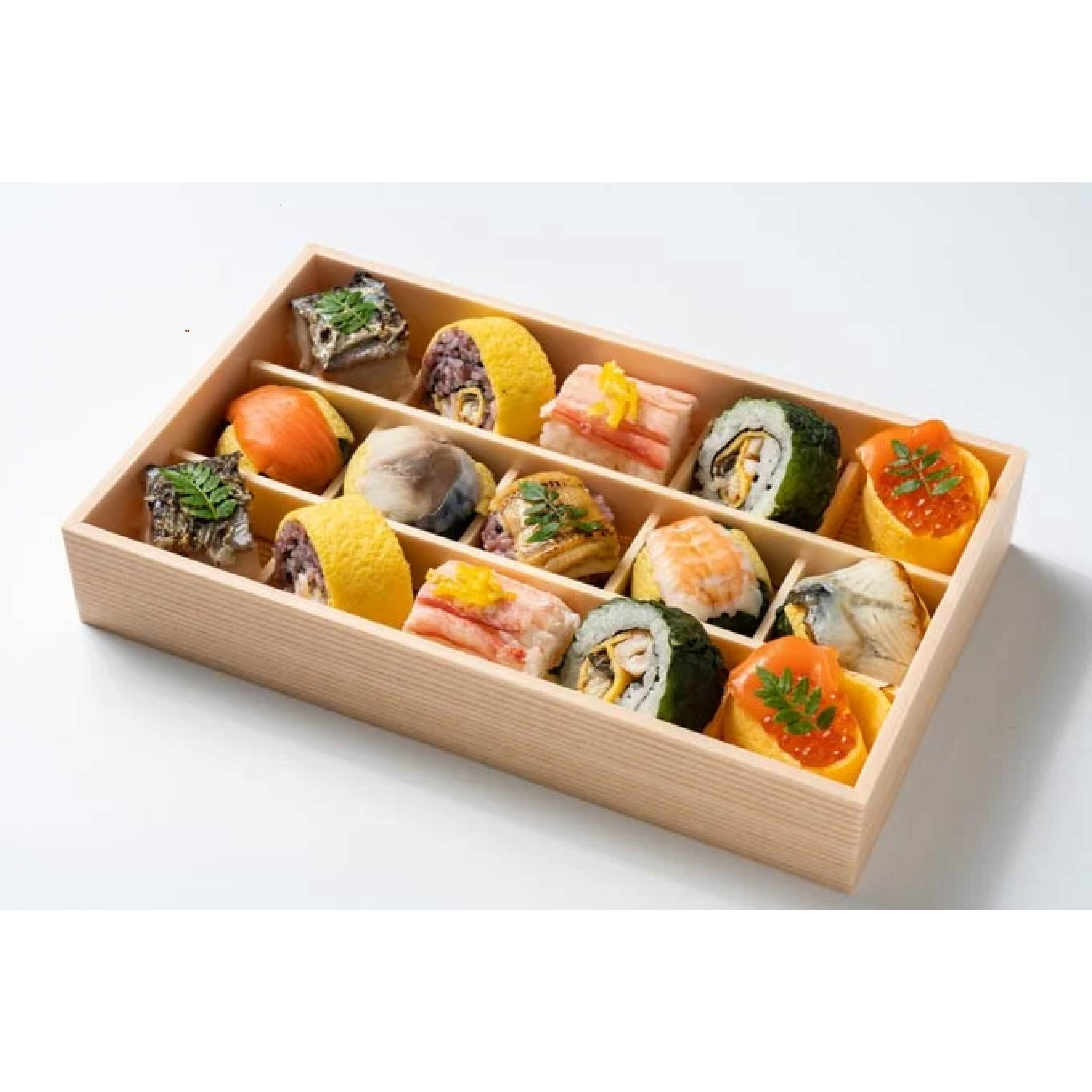 【ふるさと納税】あでやか手鞠わさび葉寿し 15個入 手鞠寿司お寿司 寿司日本ギフト大賞2018 鮭 鯖 海老 鰻 華やか お弁当 グルメ ギフト プレゼント 贈答品 お礼の品 冷凍 株式会社近鉄百貨店 なら 奈良県 奈良市 H-118