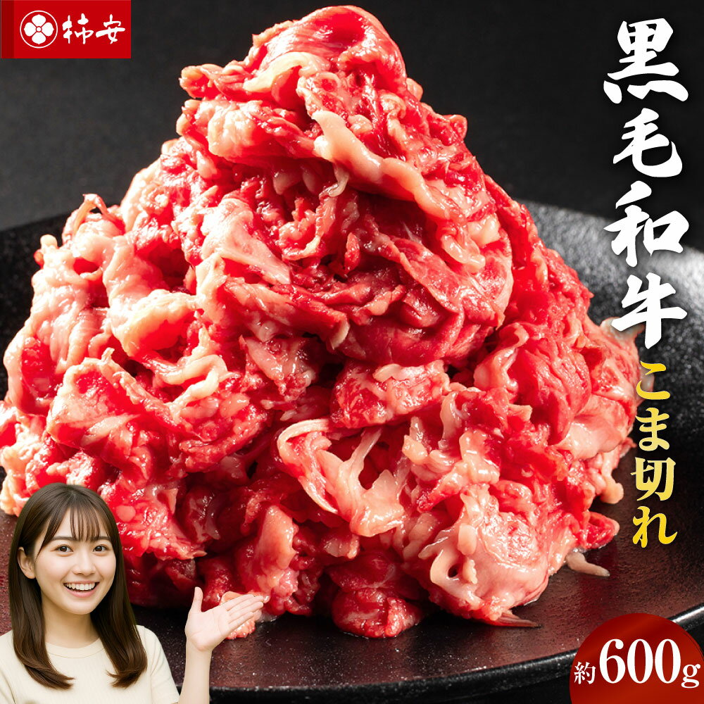 【ふるさと納税】【指定日必須】柿安本店 黒毛和牛 小間切れ 約600g 三重県 桑名市 送料無料 【通常発送or2025年12月22日発送】