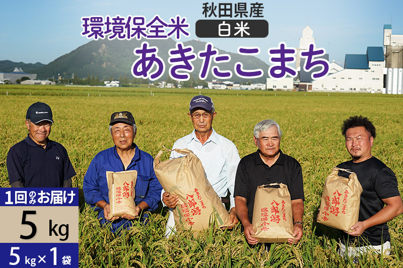 
            【白米】令和6年産 秋田県産 あきたこまち 環境保全米 5kg (5kg×1袋) 
          