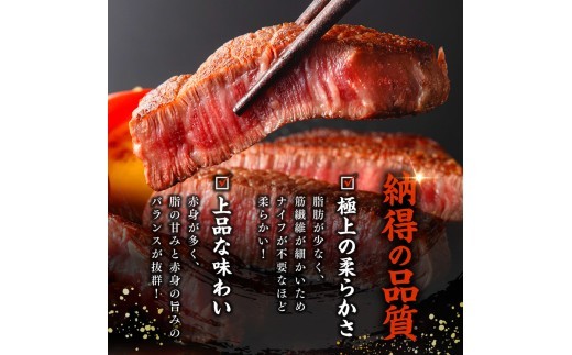 ※令和8年11月発送※宮崎牛ヒレステーキ3枚360g 【 肉 牛肉 宮崎牛 黒毛和牛 ヒレ ステーキ ミヤチク 】