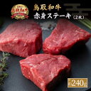 【ふるさと納税】鳥取和牛 赤身ステーキ　2枚（計約240g） 国産 牛肉 和牛 ステーキ 赤身 黒毛和牛 ブランド牛 鳥取県 倉吉市