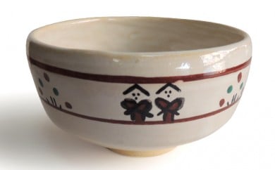 
奈良絵抹茶茶碗 [№5990-0033]
