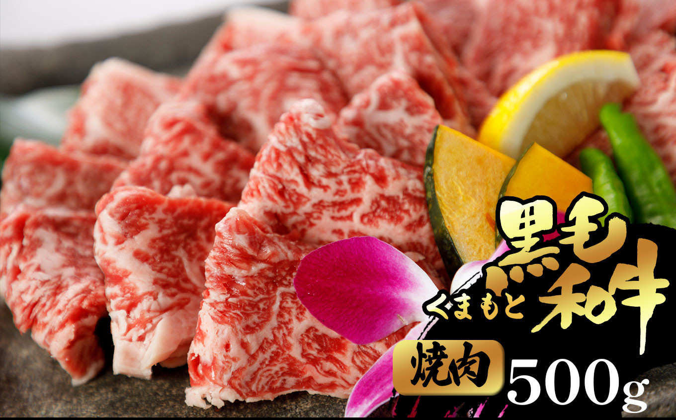 
くまもと黒毛和牛 焼肉用 500g
