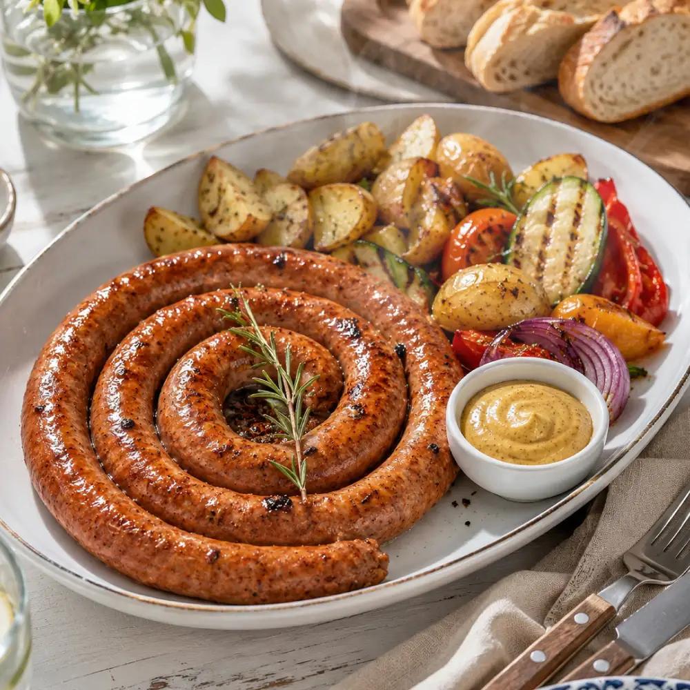 ぐるぐるソーセージ２本セット/ガーリック・スパイシー
