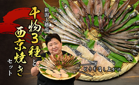 干物３種と西京焼きセット