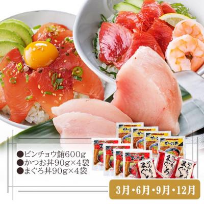 ふるさと納税 枕崎市 定期便(3ケ月)枕崎ふるさと納税　まぐろ&一本釣りかつお LL-6001 |  | 03