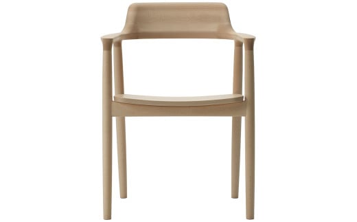 HIROSHIMAアームチェア（板座）ビーチ[2955-31]