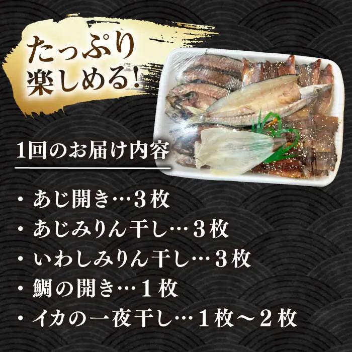 【全12回定期便】厳選 干物 セット [JAQ019] ひもの