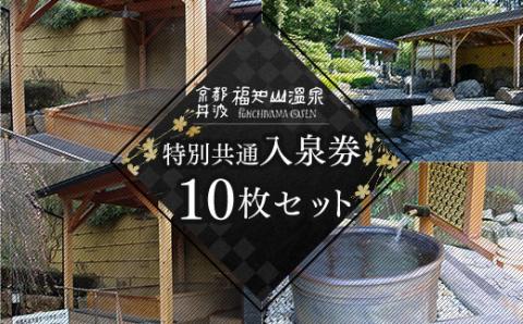 ＜福知山温泉＞＜特別共通入泉券10枚セット＞ ふるさと納税 福知山温泉 温泉 お風呂 風呂 入浴券 入泉券 回数券 湯巡り 湯めぐり 京都府 福知山市 FCCT001