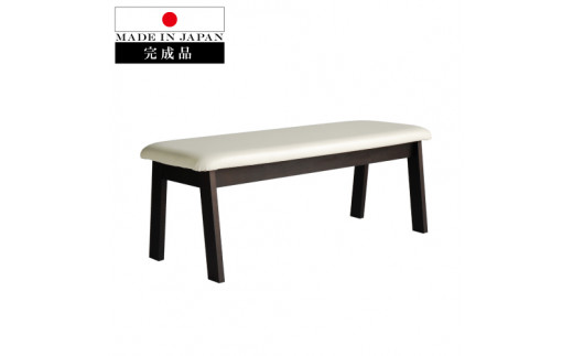 【開梱・設置】ダイニングベンチ　CBL-531ベンチ　115cm　UG/AL-WH（ウェンジ/ホワイト）　AL293