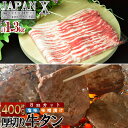 【ふるさと納税】牛タン 厚切り 豚肉 小分け 切り落し 仙台牛タン タン中 タン元 スライス JAPAN X&特選厚切牛タンセット1.7kg　 バラ 肩ロース 小間 ふるさと納税宮城県 ふるさと納税蔵王町 【04301-0092】