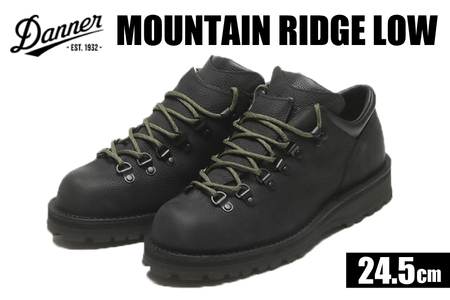 DANNER 紳士靴 マウントリッヂ ロー BLACK【24.5cm】 [STUMPTOWN渋谷店 石川県 志賀町 sk17jkf70292-1]