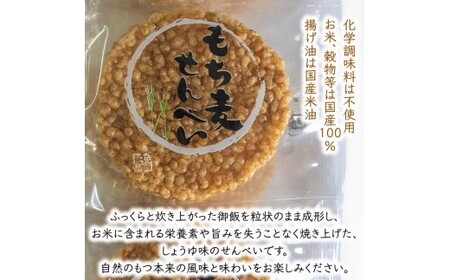 もちむぎ煎餅セット（10個×6袋） せんべい 贈り物 ギフト 小分け もち麦