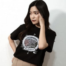 御殿場市 マンホールTシャツ 黒 Mサイズ