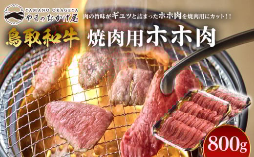 51.鳥取和牛 焼肉用ホホ肉 800g【国産 鳥取和牛 和牛 焼肉 肉 にく 鳥取県 北栄町 おすすめ 人気】
