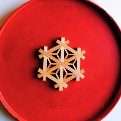 ふるさと納税 七尾市 田鶴浜建具の組子細工コースター体験キット 3個セット