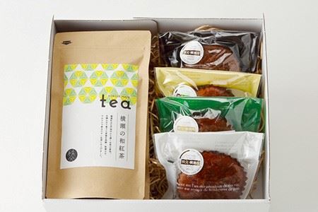 「横瀬の和紅茶」と「森のはちみつのマドレーヌ」セット やぶきた 紅茶 マドレーヌ 洋菓子 ｜紅茶 和紅茶