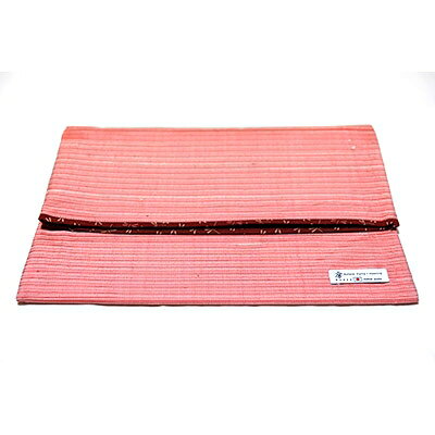 【ふるさと納税】村山大島紬　Clutch　Bag　(赤色)【1056940】